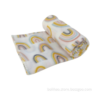 The Best Quality Customized Size and Logos Blanket Fleece Stock Micro Fleece Bed Blankets Super Soft Cozy